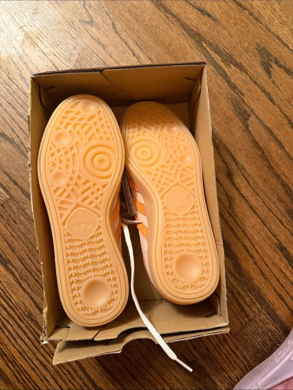 adidas Hardball Spezial Women's Sneakers in Peach & Orange